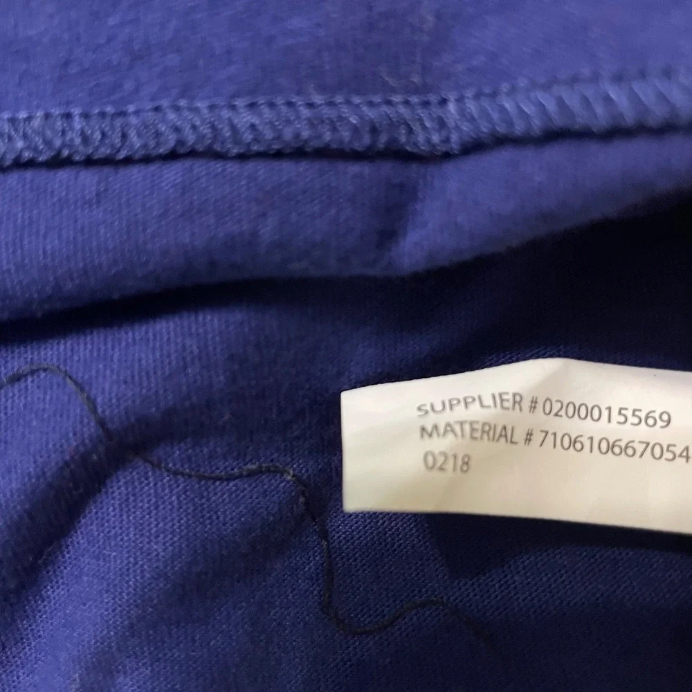 Polo Ralph Lauren T-Shirt Mens L Blue Custom Slim Fit Embroidered Pony Cotton